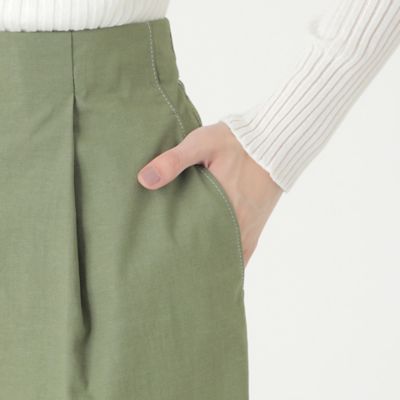 【美シルエット】カジュアルタックパンツ（Ｎ５Ｒ０９３２６＿＿）