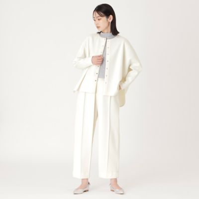 【着回し抜群／セットアップ】ストレッチデザインタックパンツ（Ｎ５Ｒ８６４３７＿＿）