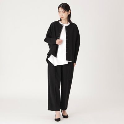 【着回し抜群／セットアップ】ストレッチデザインタックパンツ（Ｎ５Ｒ８６４３７＿＿）