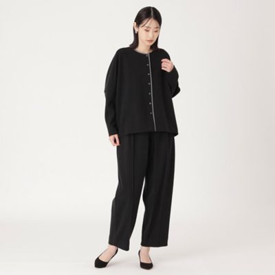【着回し抜群／セットアップ】ストレッチデザインタックパンツ（Ｎ５Ｒ８６４３７＿＿）