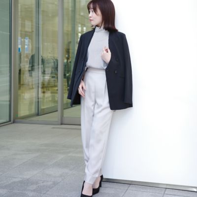 【セットアップ対応／オンでもオフでも活躍】サテンジョッパーズパンツ（Ｎ５Ｒ９３５２５＿＿）