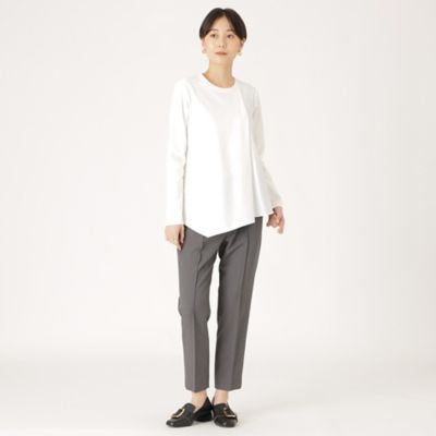 【美シルエット／はっ水】メランジツイルスティックパンツ（Ｎ５Ｒ９７４０７＿＿）