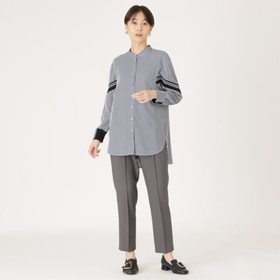 【美シルエット／はっ水】メランジツイルスティックパンツ（Ｎ５Ｒ９７４０７＿＿）