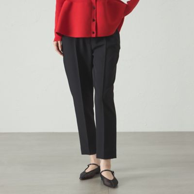 CAST：/キャストコロン【美シルエット・着用シワ軽減】ダブルクロススティックパンツ(N5R97610__) クロ09L パンツ・ズボン【三越伊勢丹/公式】