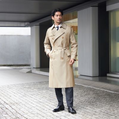 ＜１００年コート＞クラシックダブルトレンチコート（三陽格子）（Ｐ１Ａ５００１２＿＿） | SANYOCOAT (Men)/サンヨーコート |  三越伊勢丹オンラインストア・通販【公式】