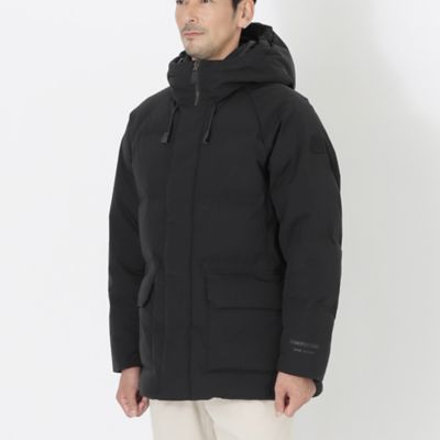 AD1997 90s archive 中綿ウールオーバーコート ダウン 黒 BLACK OF BLACKs】＜青森ダウン＞BLACK OF