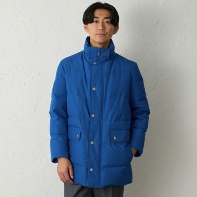 はっ水】3レイヤーポリエステルロングダウンコート（2L・3Lあり