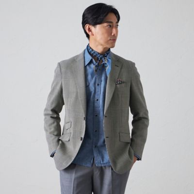 【セットアップ対応可能】クリスピーグレンチェックハッキングジャケット（Ｓ３Ｄ０６５３０＿＿）