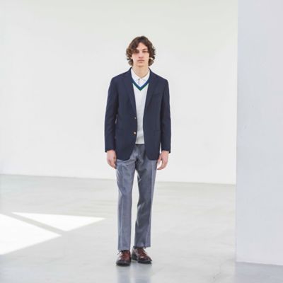 ウールホップサックブレザー（２Ｌ・３Ｌあり）（Ｓ３Ｅ０５５３１＿＿）