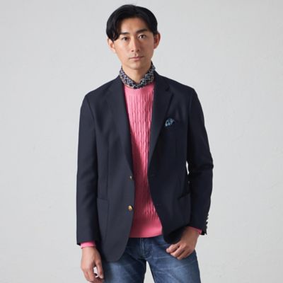 ウールホップサックブレザー（２Ｌ・３Ｌあり）（Ｓ３Ｅ０５５３１＿＿）