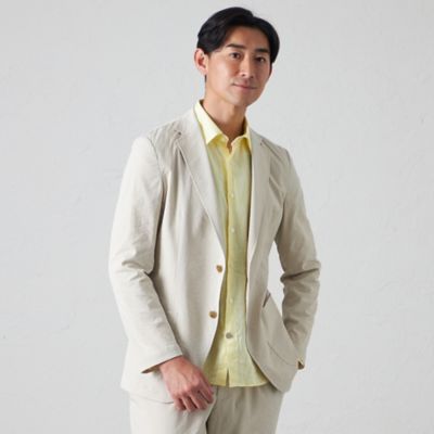 BAKER STREET (Men)/ベイカー・ストリート 【セットアップ対応可能】【ウォッシャブル】ＢＥＹＯＮＴＥＣＨ　ポリエステルドライサッカージャケット（Ｓ３Ｅ０８５３４＿＿）