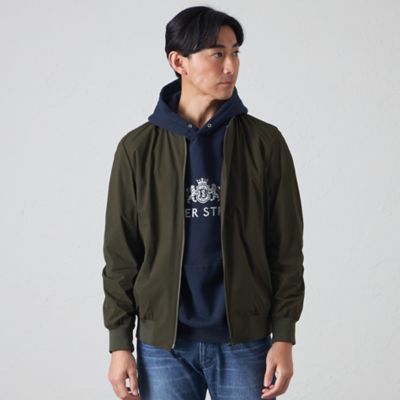 【ウォッシャブル】タータンバックプリントボマージャケット（Ｓ３Ｆ１３５００＿＿）