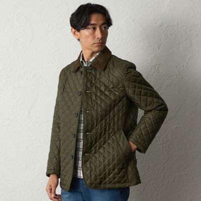 BAKER STREET (Men)/ベイカー・ストリート キルティングブルゾン(S3F71617__) ミドリ75G コート・ジャケット【三越伊勢丹/公式】