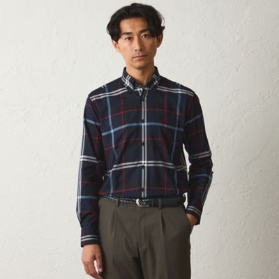 ツイルタータンチェックシャツ（2L・3Lあり