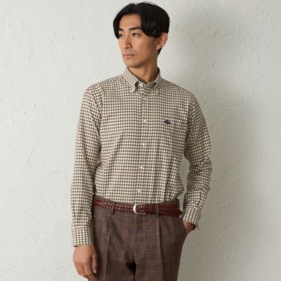 ウールコットンギンガムチェックシャツ（S3M03660＿＿