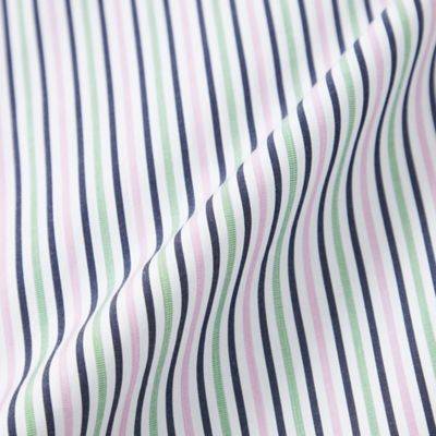 カラーストライプシャツ（２Ｌ・３Ｌあり）（Ｓ３Ｍ４０５１１＿＿）