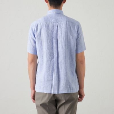 麻サッカーシャツ（２Ｌ・３Ｌあり）（Ｓ３Ｍ５１５３１＿＿）