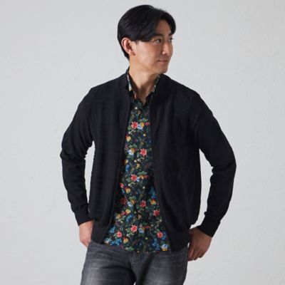 【ウォッシャブル】シャドウタータンフルジップニット（Ｓ３Ｎ０７５０５＿＿）