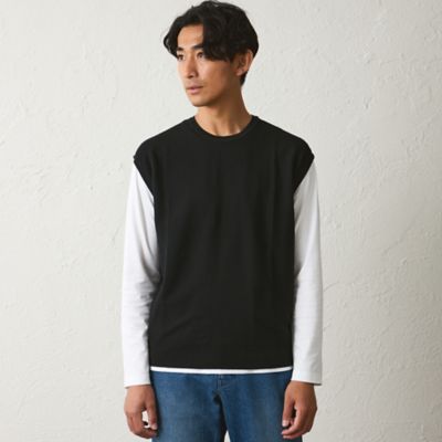 ウォッシャブル】COTTON BRIDニットベスト