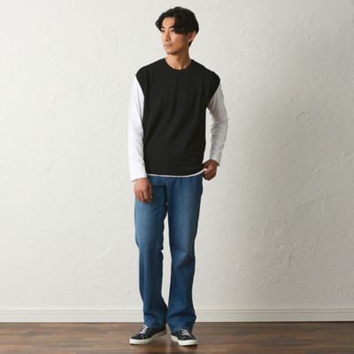 ウォッシャブル】COTTON BRIDニットベスト