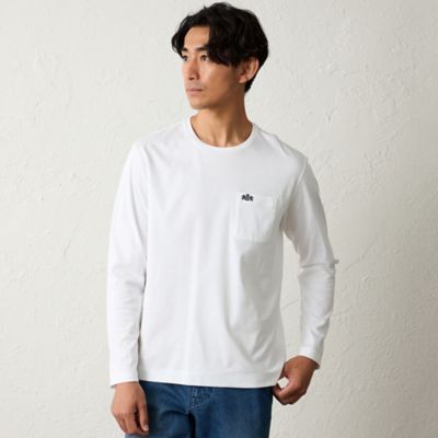 ＜BAKER STREET (Men)＞ポンチクルーネックロングＴシャツ（Ｓ３Ｐ４０６２３＿＿）
