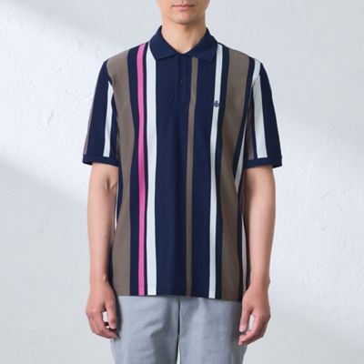 ★boohoo★ クロシェルックストライプポロ & ショート セット boohoo MAN クロシェルック ストライプ ポロ & ショート セット