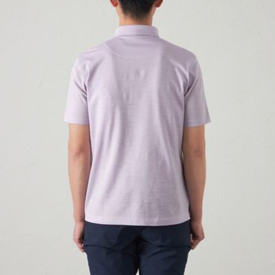 綿／麻シャンブレーカノコポロシャツ（２Ｌ・３Ｌあり）（Ｓ３Ｐ６１５３４＿＿）