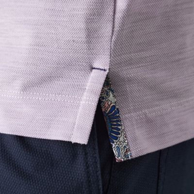 綿／麻シャンブレーカノコポロシャツ（２Ｌ・３Ｌあり）（Ｓ３Ｐ６１５３４＿＿）