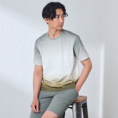 ＜BAKER STREET (Men)＞グラデーションＴシャツ（Ｓ３Ｐ８９６３０＿＿）