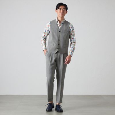 セットアップ対応可能】クリスピーグレンチェックトラウザース