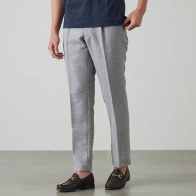 ＜BAKER STREET (Men)＞【セットアップ対応可能】【Ａｄｊｕｓｔａｂｌｅ　Ｆｉｔ】【ウォッシャブル】コットンミックスカラミトラウザース（Ｓ３Ｒ２３５３３＿＿）