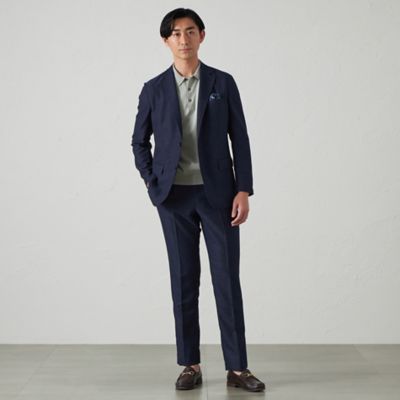 【セットアップ対応可能】【Ａｄｊｕｓｔａｂｌｅ　Ｆｉｔ】【ウォッシャブル】コットンミックスカラミトラウザース（Ｓ３Ｒ２３５３３＿＿）