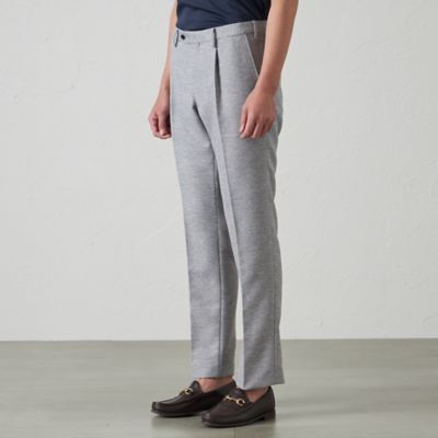 【セットアップ対応可能】【Ａｄｊｕｓｔａｂｌｅ　Ｆｉｔ】【ウォッシャブル】コットンミックスカラミトラウザース（Ｓ３Ｒ２３５３３＿＿）