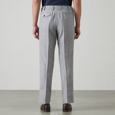 【セットアップ対応可能】【Ａｄｊｕｓｔａｂｌｅ　Ｆｉｔ】【ウォッシャブル】コットンミックスカラミトラウザース（Ｓ３Ｒ２３５３３＿＿）