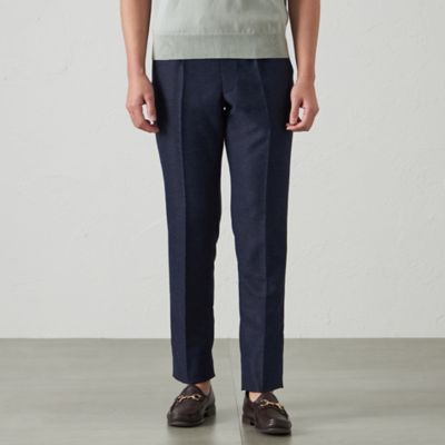 【セットアップ対応可能】【Ａｄｊｕｓｔａｂｌｅ　Ｆｉｔ】【ウォッシャブル】コットンミックスカラミトラウザース（Ｓ３Ｒ２３５３３＿＿）
