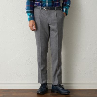 エジプシャンコットン 1プリーツストレートパンツ | TOMORROWLAND