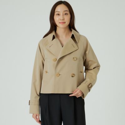 ＜SANYOCOAT (Women)＞＜１００年コート＞ショートトレンチモデル　（ＵＮＩＳＥＸ）（Ｔ１Ａ６６０１５＿＿）