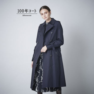 ＜SANYOCOAT (Women)＞＜１００年コート＞ダブルトレンチロングコート（Ｔ１Ａ７２０１１＿＿）