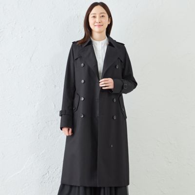 SANYOCOAT (Women)/サンヨーコート スタンダードモデル ダブルトレンチコート(ロング)(T1A72015__) アオ29L コート・ジャケット【三越伊勢丹/公式】