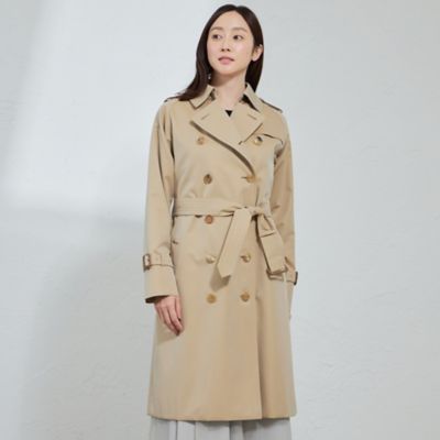 78cmナインレーベル9NINE LABEL◇ラムレザートレンチコート◇シープスキン