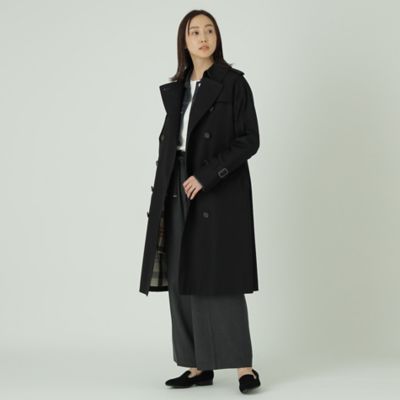 ＜１００年コート＞クラシックダブルトレンチコート（三陽格子）（Ｔ１Ａ７７０１３＿＿）