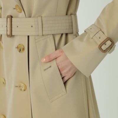 ＜１００年コート＞クラシックダブルトレンチコート（三陽格子）（Ｔ１Ａ７７０１３＿＿）