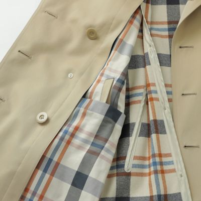 ＜１００年コート＞クラシックダブルトレンチコート（三陽格子）（Ｔ１Ａ７７０１３＿＿）