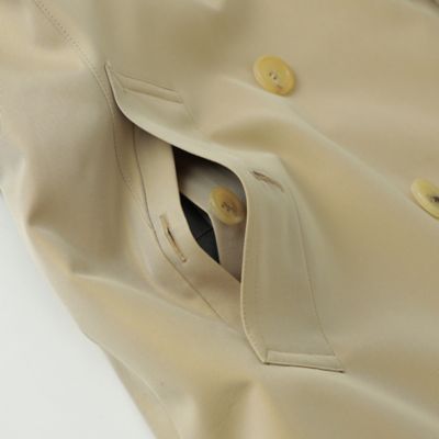 ＜１００年コート＞クラシックダブルトレンチコート（三陽格子）（Ｔ１Ａ７７０１３＿＿）