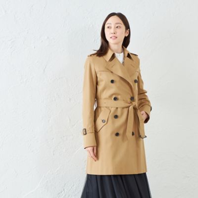 ＜１００年コート＞スタンダードモデル　ダブルトレンチコート（ショート）（Ｔ１Ａ７９０１５＿＿）