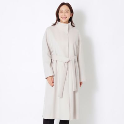 ＜SANYOCOAT (Women)＞＜Ｒａｉｎ　Ｗｏｏｌ＞スタンドカラーコート（Ｔ１Ｂ１１０４２＿＿）
