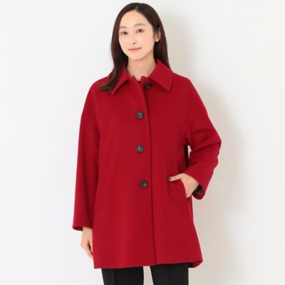 ＜SANYOCOAT (Women)＞ウールビーバー　ショートコート（Ｔ１Ｂ２５６０１＿＿）