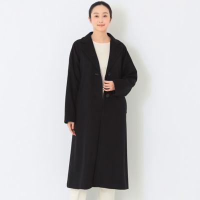 SANYOCOAT (Women)/サンヨーコート ウールビーバー ベルテッドロングコート(T1B26601__) クロ09L コート・ジャケット【三越伊勢丹/公式】