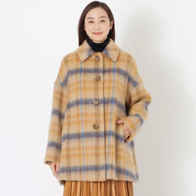 CARAMEL チェックコート　4Y CARAMEL チェック コート 4Y