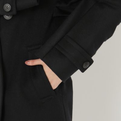 【大草直子さんコラボ】＜Ｒａｉｎ　Ｗｏｏｌ＞ピーコート（Ｔ１Ｂ８１０４４＿＿）